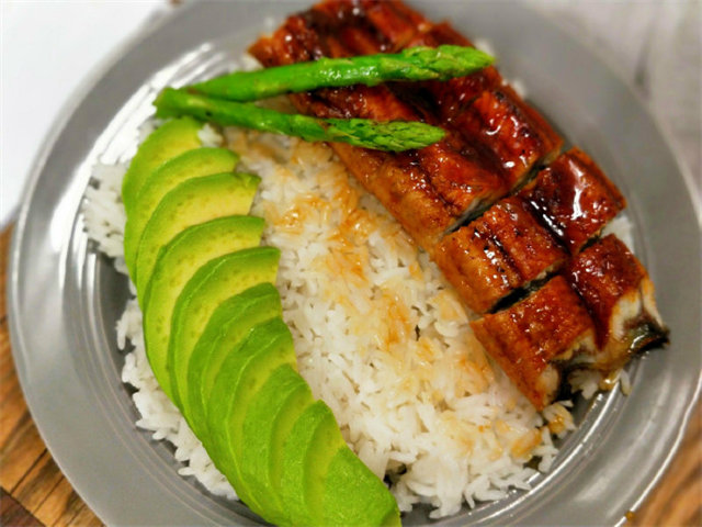 unagi and avocado mixed rice-4