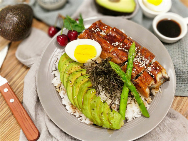 unagi and avocado mixed rice-6