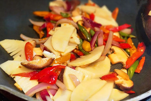 add bamboo shoots